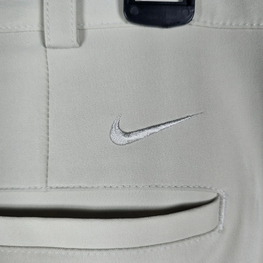 Nike Golf Pants Mens 36x32 Beige Lightweight Performance Athletic Stretchy